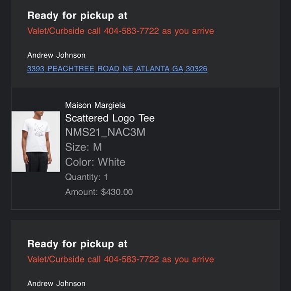 Maison Margiela: Scattered Logo Tee - Picture 4 of 6